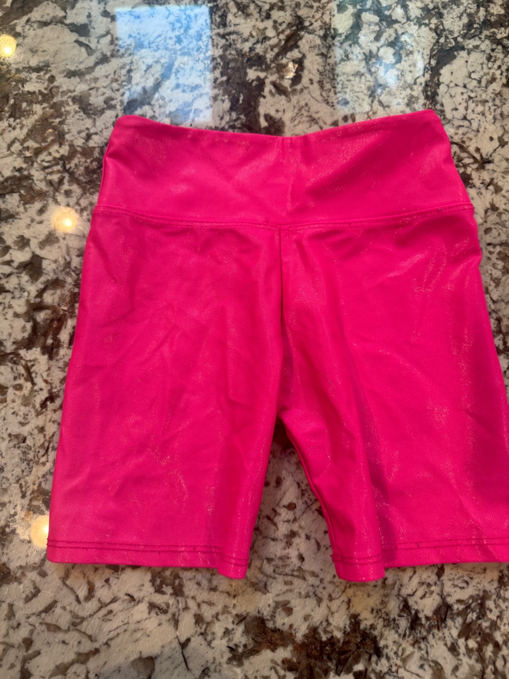 Dori Creation Girls High-Waist Pink Bike Shorts Size 7
